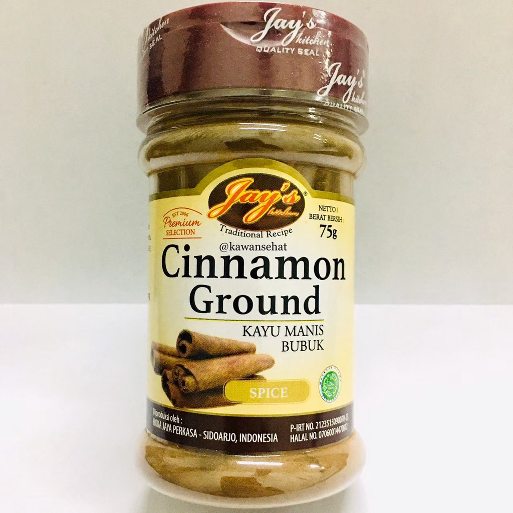 

Jay's Kitchen Cinnamon Ground 75gr | Jays Kayu Manis Bubuk