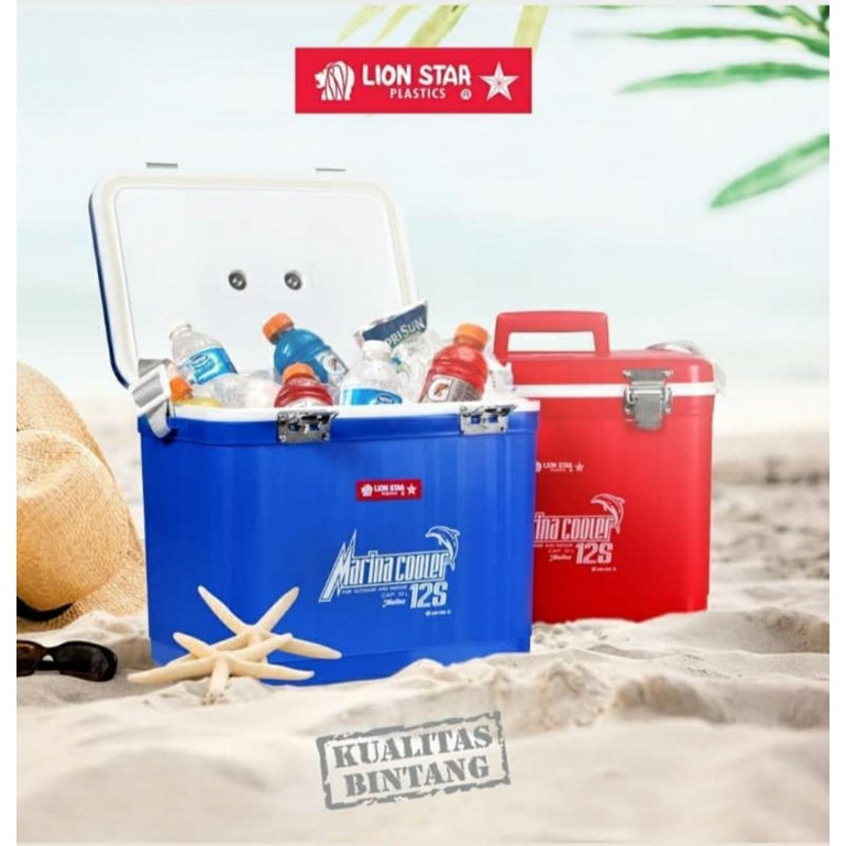 Lion Star Marina Cooler Box 12s 10 liter Box Es Mancing Camping Lionstar Kotak Es Pendingin