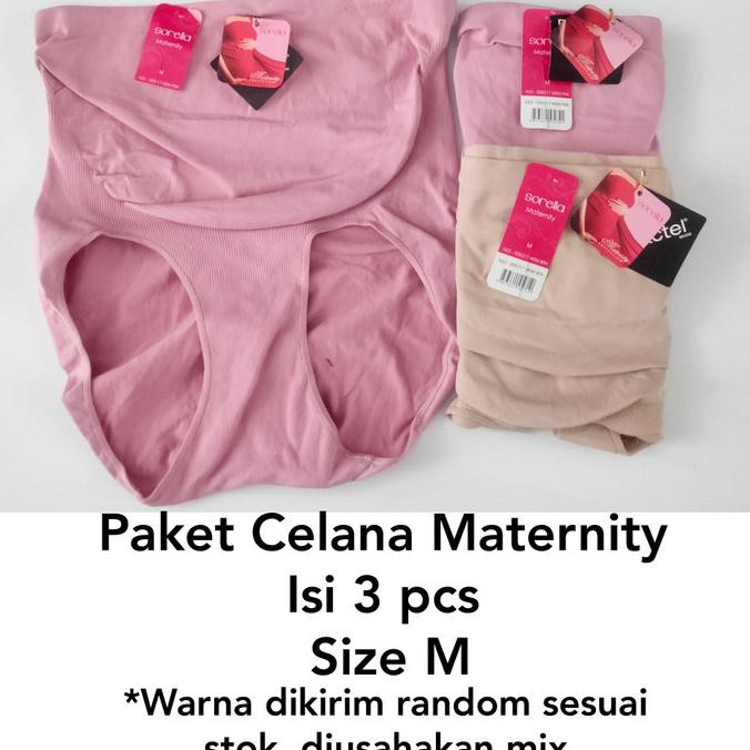 Feripuspa234 | Paket Isi 3 Panty Maternity Sorella Celana Hamil M
