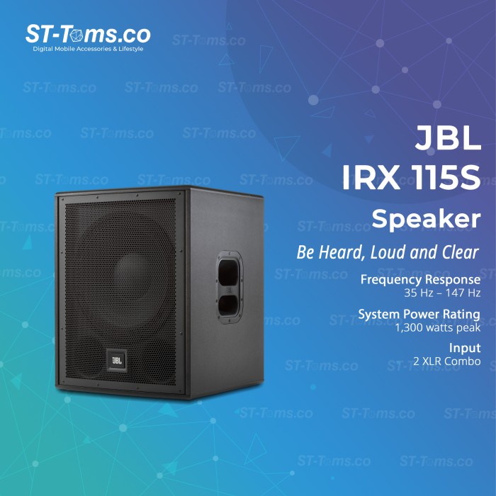 JBL IRX115S / IRX 115S 15-inch Powered Subwoofer active Speaker