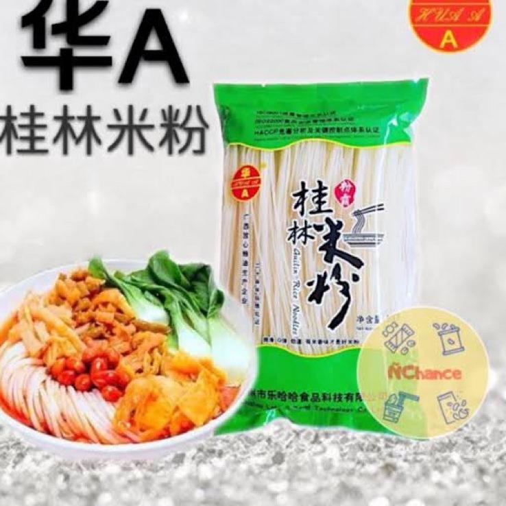 

kodeTt0T4--Mie beras kering Guilin / Dried rice noodle / bihun 桂林米粉 500G