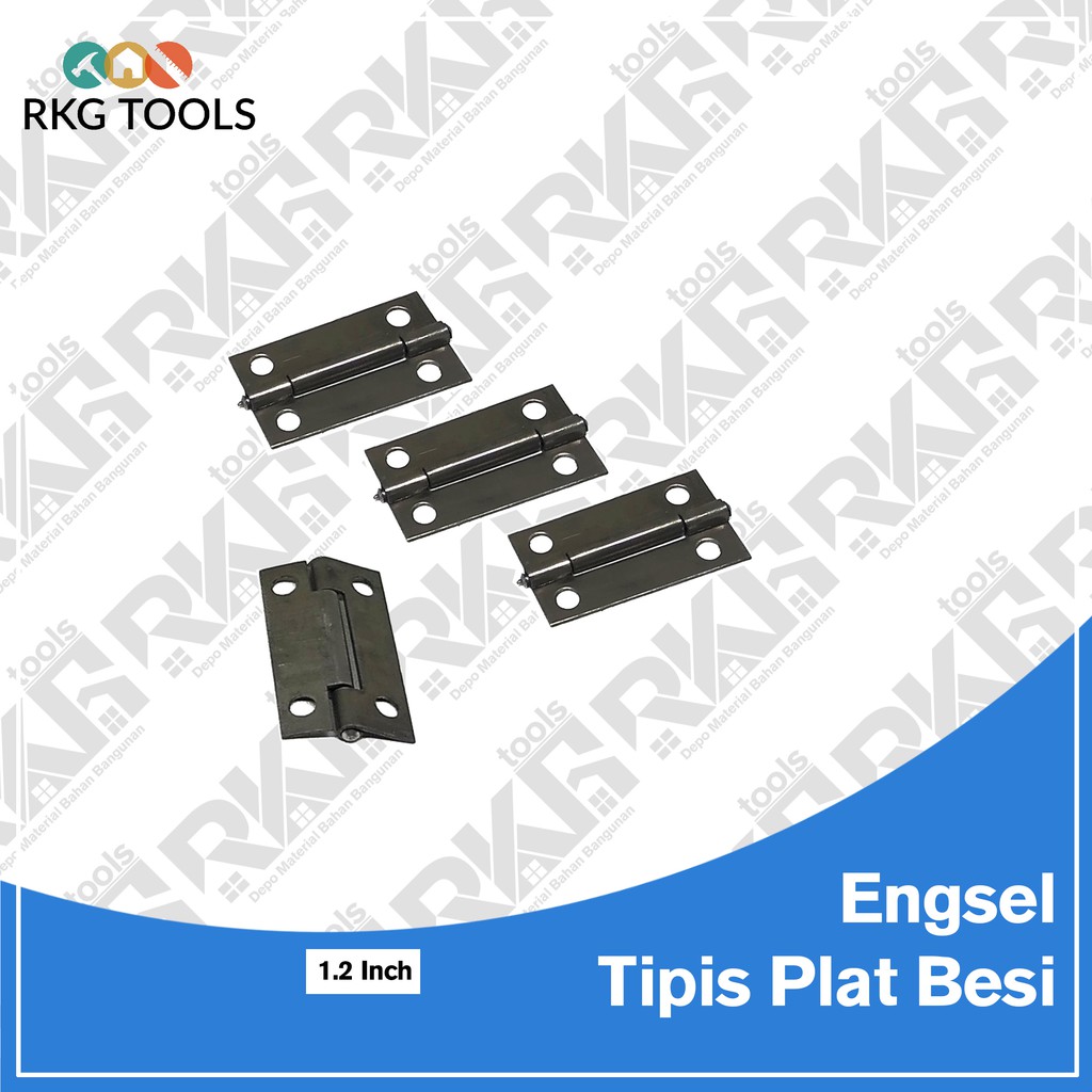 Engsel Kupu Plat Besi 1.5 Inci Hinges