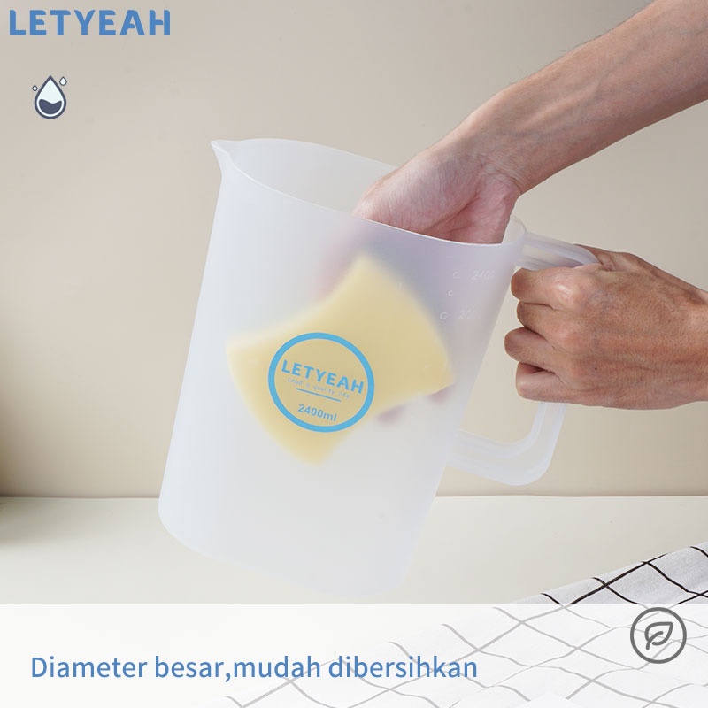 letyeah Water jug plastik 5 in 1/Teko Air Teh 2400ml