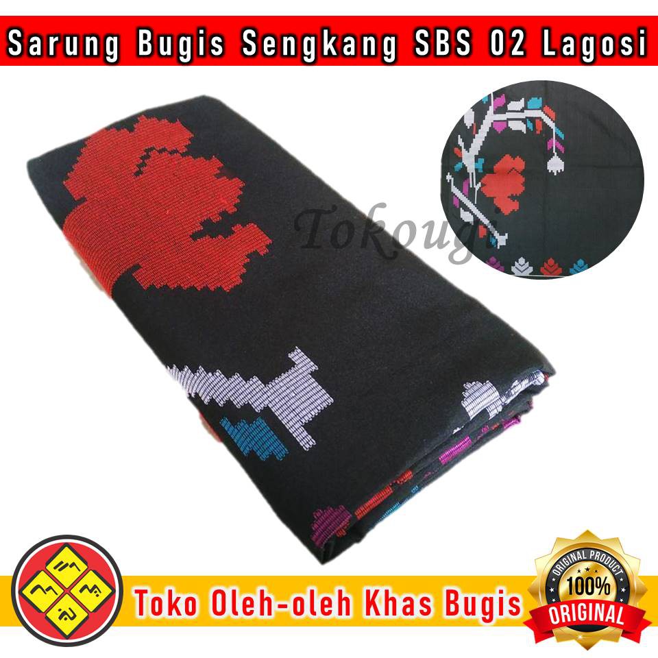 Sarung Sutra Bugis Sengkang - Lipak Sabbe Sengkang Type SBS Premium 02 Lagosi