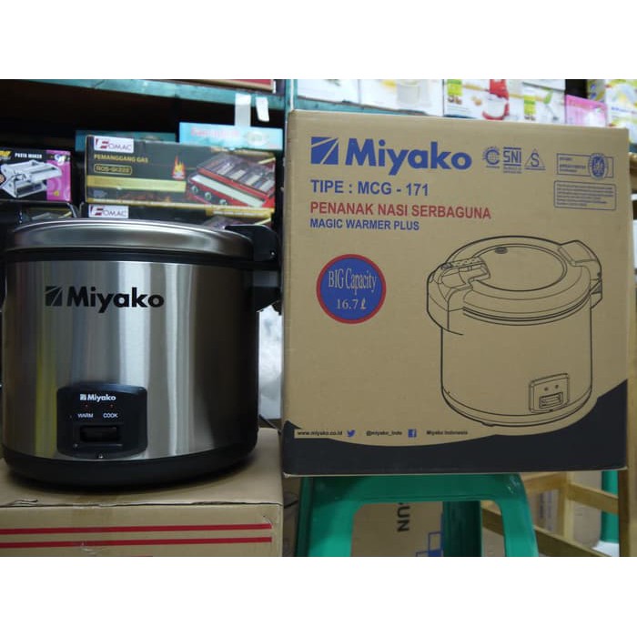 MIYAKO Magic Com Rice Cooker Jumbo 6 Liter MCG 171 - mcg171