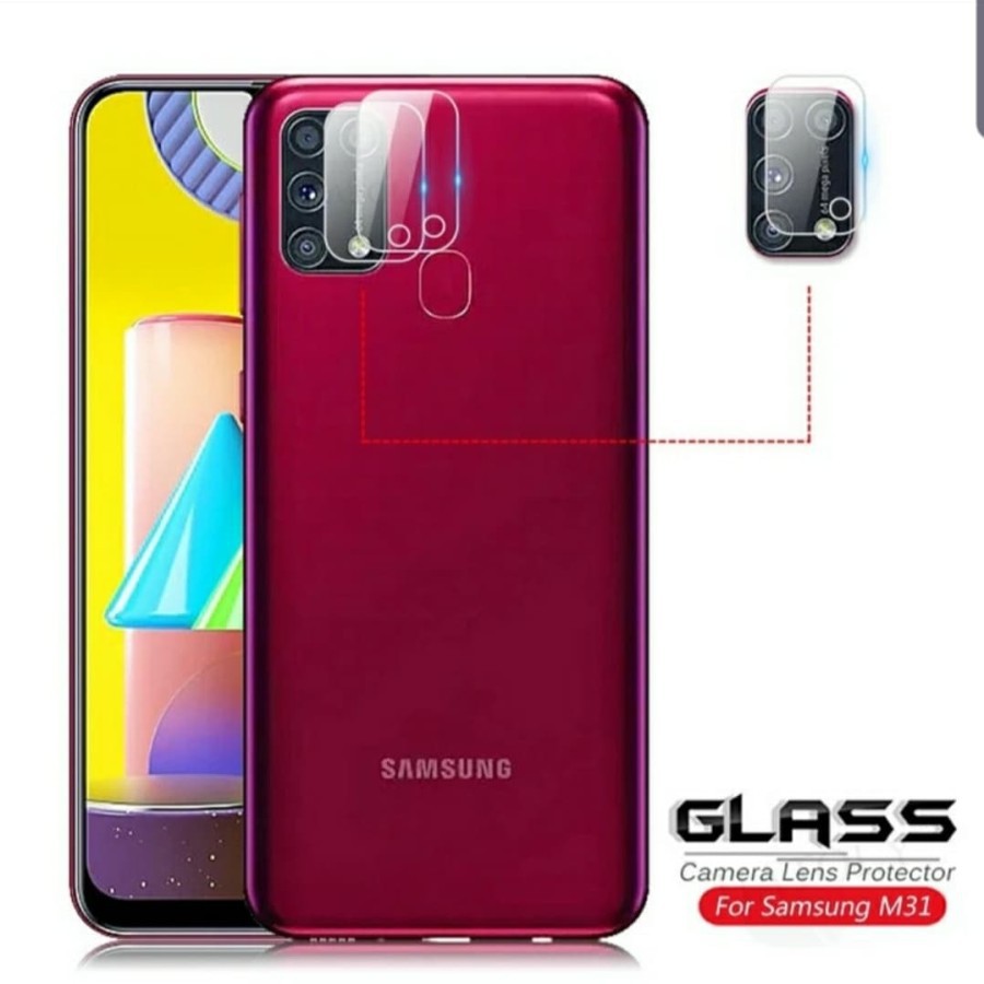 SAMSUNG M51 M30S M31 Tempered Glass Camera Anti Gores Kamera Bening