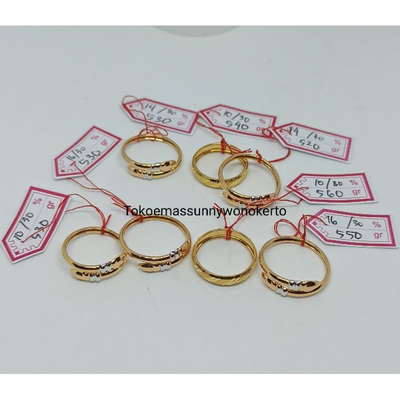 Cincin gold kadar 300%