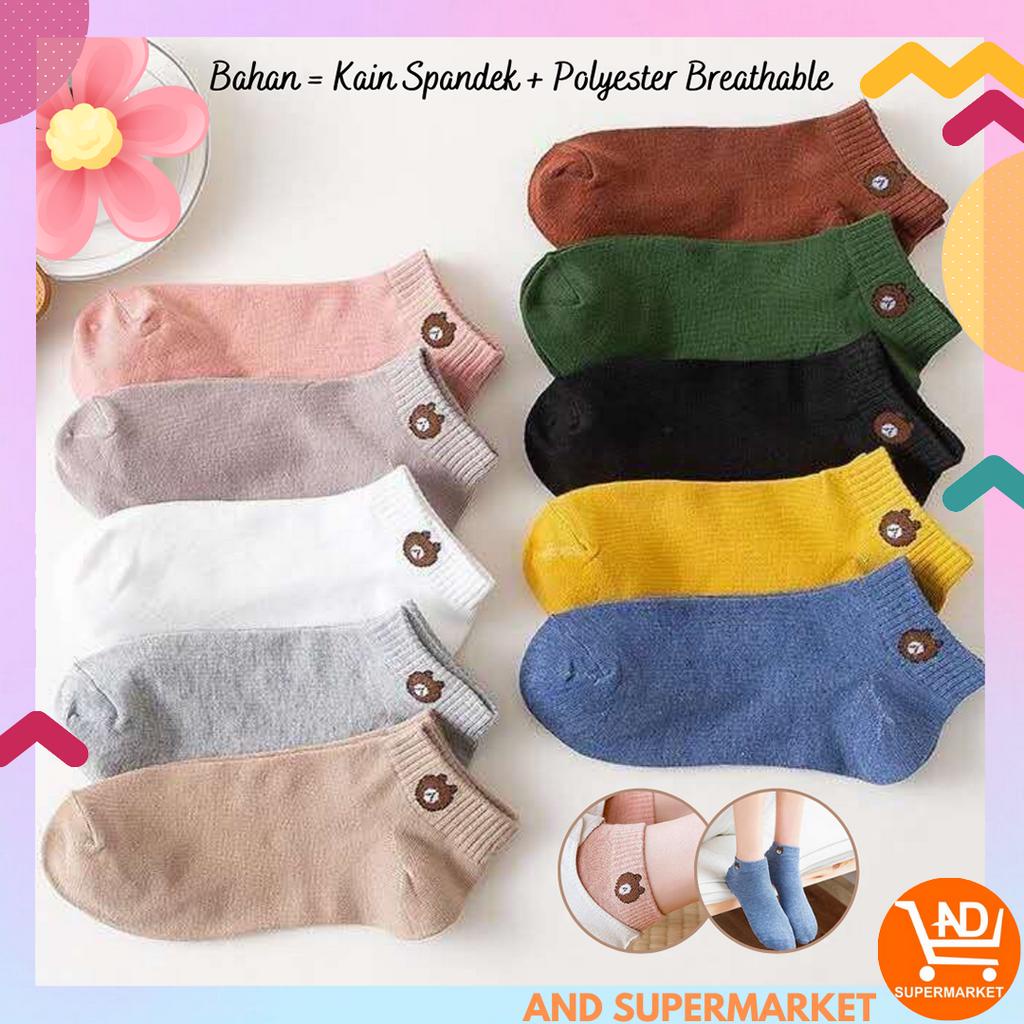 Kaos Kaki Wanita Import Kaos Kaki Semata Kaki Motif Lucu Short Socks Kaus Kaki Murah KK18