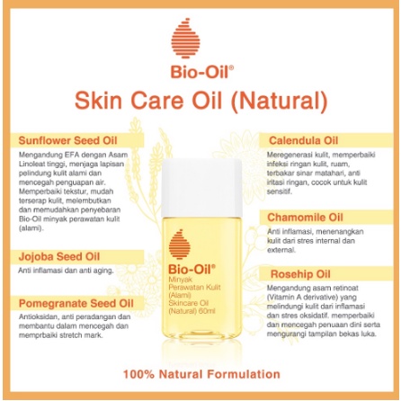 Bio Oil - Skincare Oil Natural 60ml 60 ML