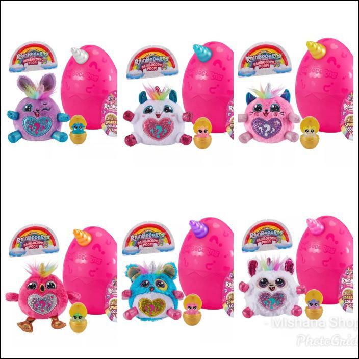 RAINBOCORNS SPARKLE HEART SURPRISE SLIME - MAINAN BONEKA TELUR UNICORN
