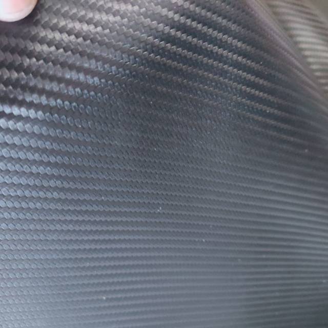 Kulit jok karbon hitam cover jok karbon polos