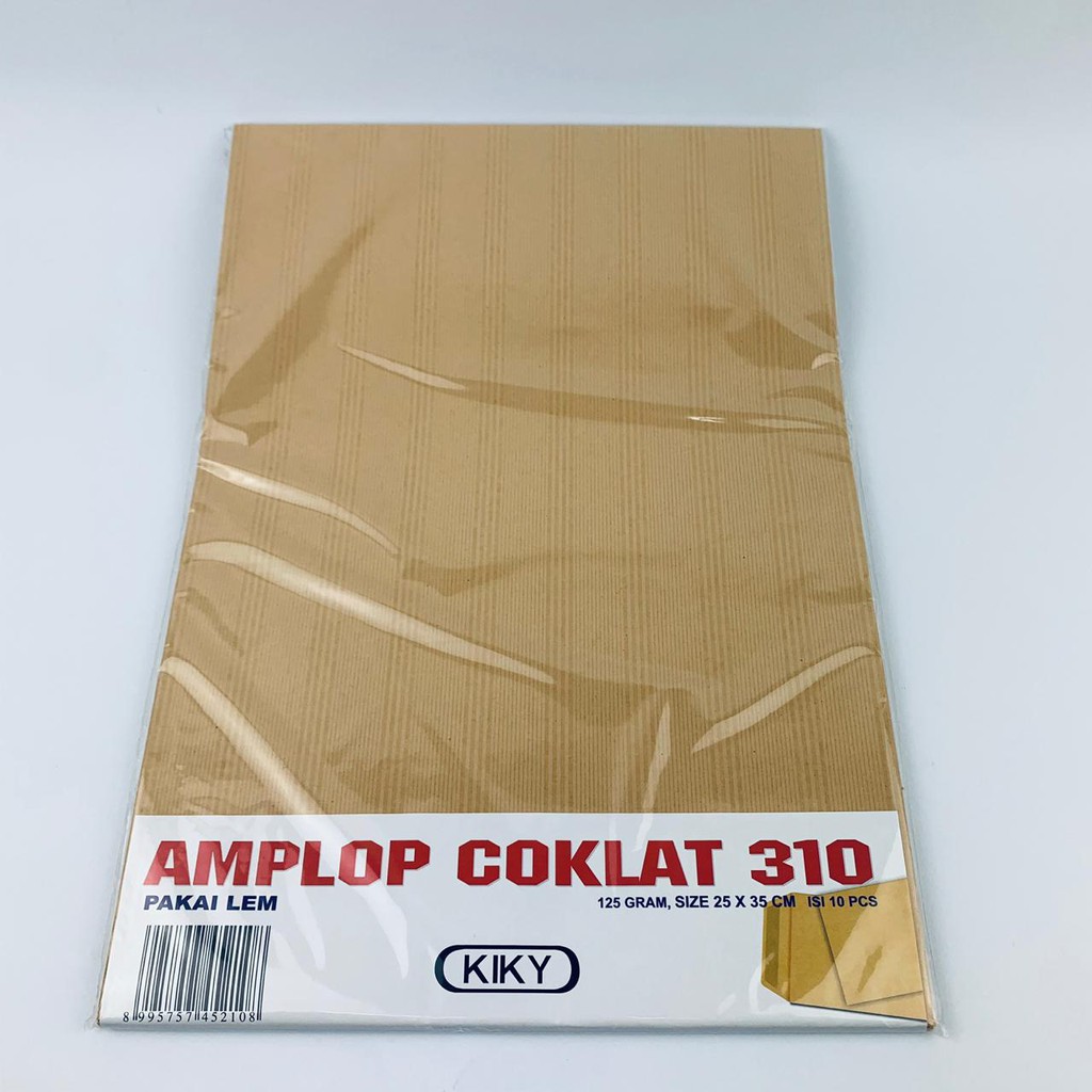 Amplop coklat / Amplop / 10 pcs / Kiky / 310