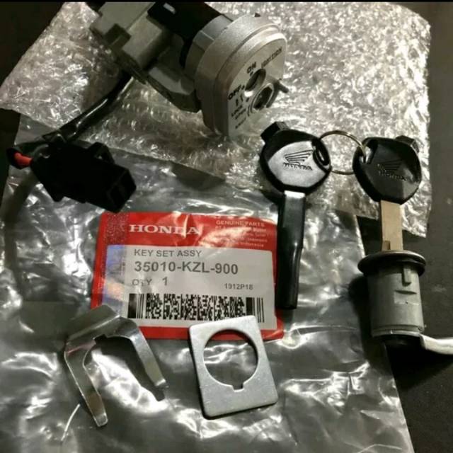 kunci kontak set beat fi kzl k25 assy f1 starter kasar