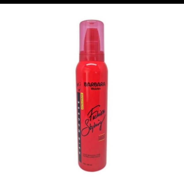 Barbara hair spray styling foam wolden red merah 180 ml