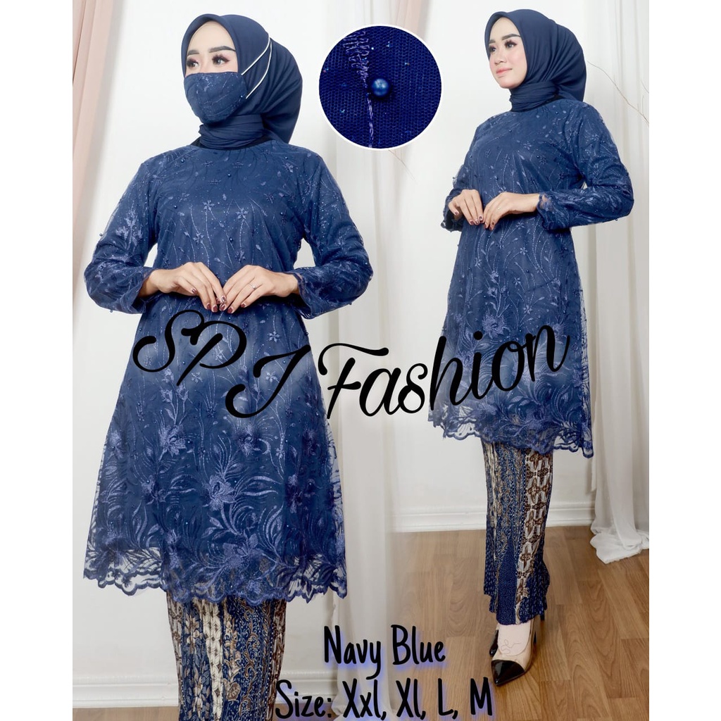 ATASAN TUNIK KEBAYA MODERN - ATASAN TUNIK TILE - KEBAYA BROKAT - KEBAYA KONDANGAN TERBARU - KEBAYA PESTA-KEBAYA WISUDA KEKINIAN-TUNIK MODERN-TUNIK BUSUI