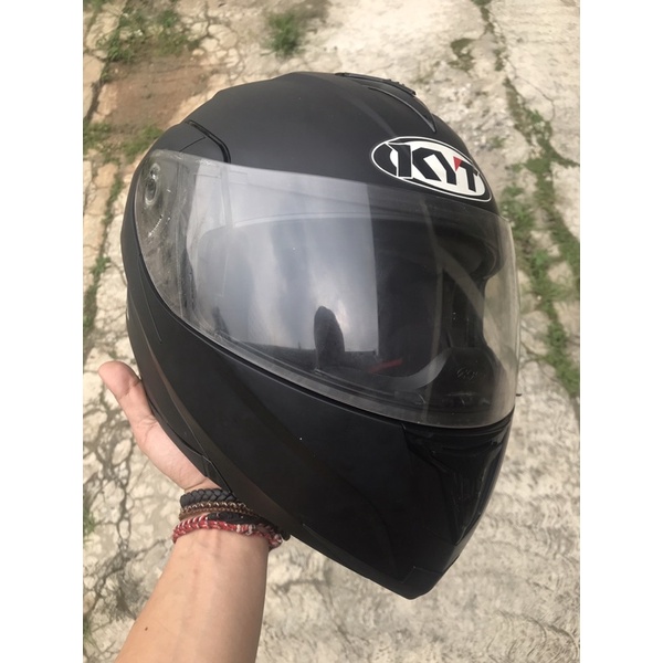 Jual Helm Modular Fullface Halfface Kyt Rrx Double Visor Shopee Indonesia