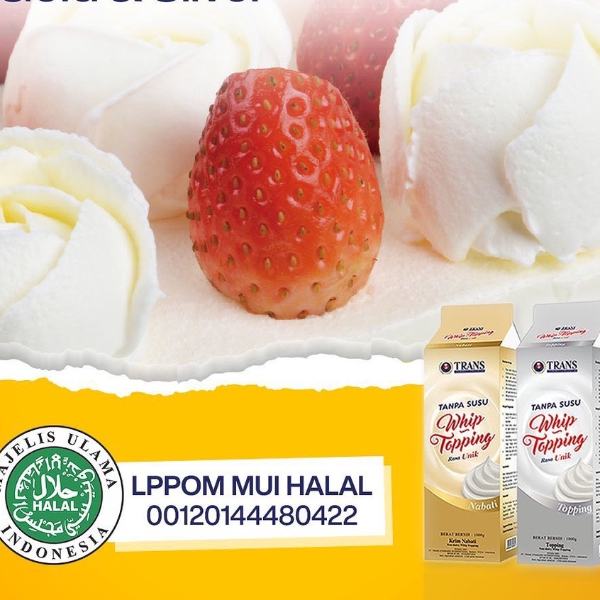 

Only Bandung, Whipping Cream 1 Ltr Merk Trans