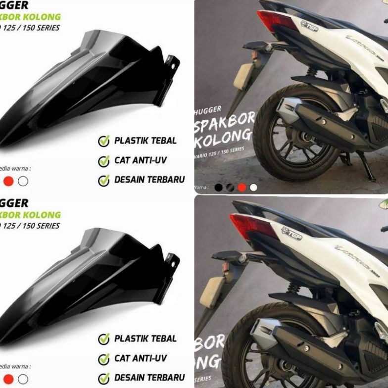 [ TGP ] spakbor kolong vario125/150 asli TGP hurger vario125 /150 penahan lumpur vario125 vario150 UNIVERSAL