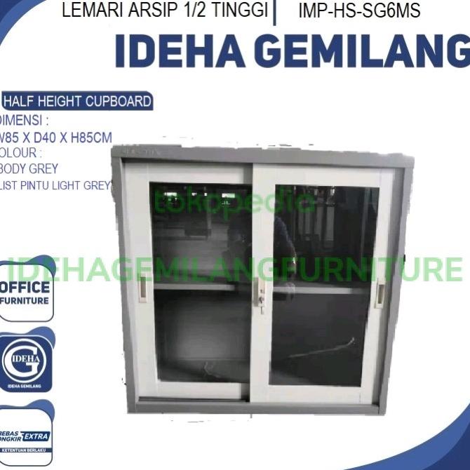 

Office & Stationery | Document Organizer | Lemari Arsip Kantor Setengah Tinggi Pintu Geser Kaca Sg6Ms | Best Seller