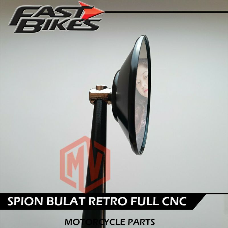 SPION RETRO SPION JOKOWI SPION MODEL SCOOPY FULL CNC COCOK UNTUK MOTOR  KLASIK RETRO