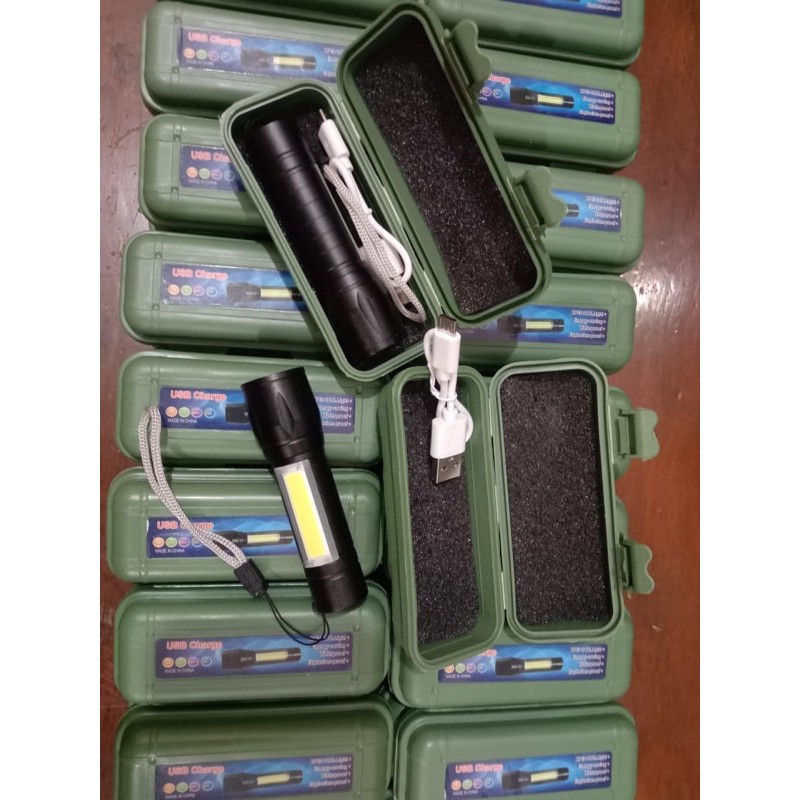 senter mini usb charger