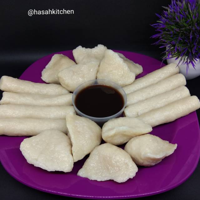 

Pempek ikan kombinasi lenjer 3 + selam 3 + cuko