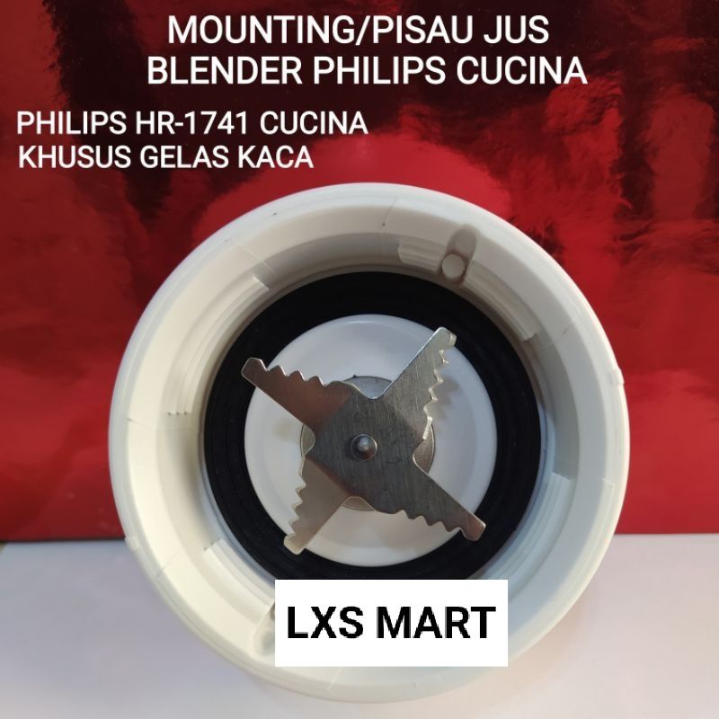 PISAU JUS BLENDER PHILIPS CUCINA 1741 UNTUK GELAS KACA