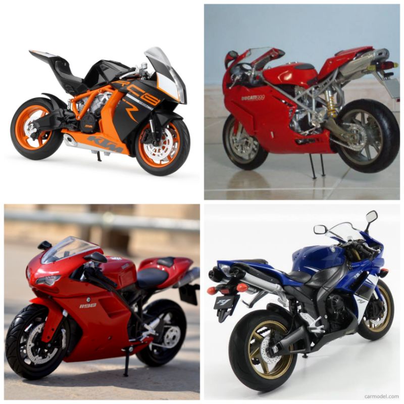 Diecast Miniatur Motor Superbike MotoGP