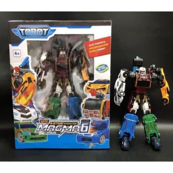 Promo  Terbaru  Tobot Mini Athlon MAGMA 6 B-Stage Integration 6 in 1 - Koleksi Anak
