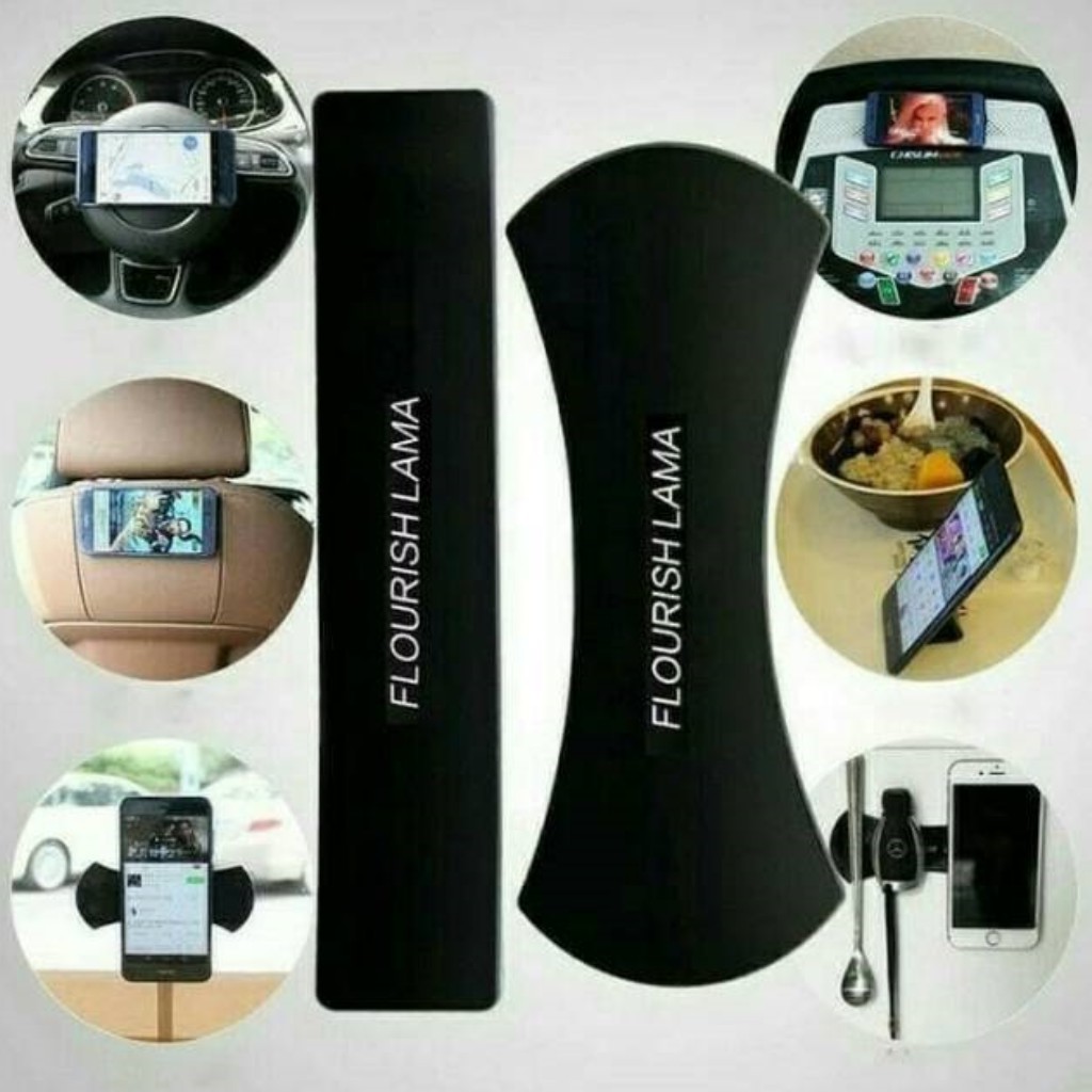Flourish Lama Nano Rubber Gel Pads Holder Perekat HP