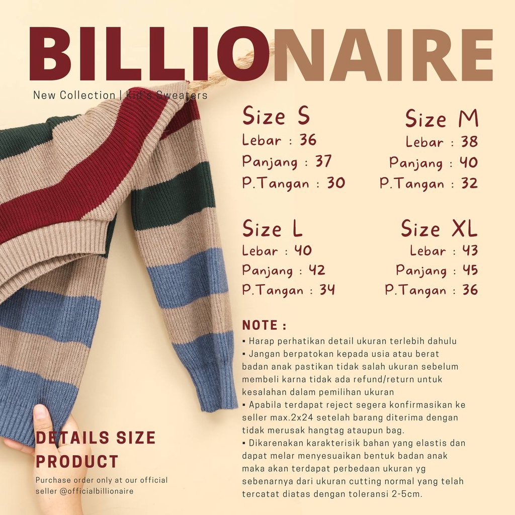 Kids Sweater Billionaire