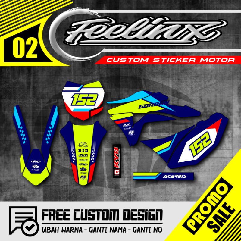 

DECAL GORDON STABILO BLUE