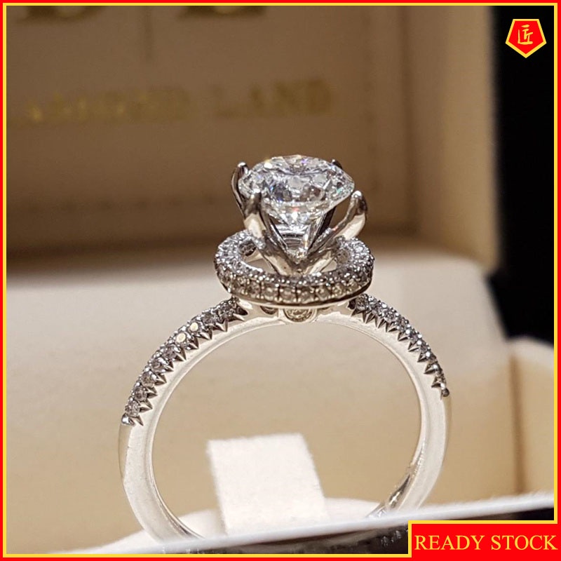 [Ready Stock]Elegant Classic Diamond Ring