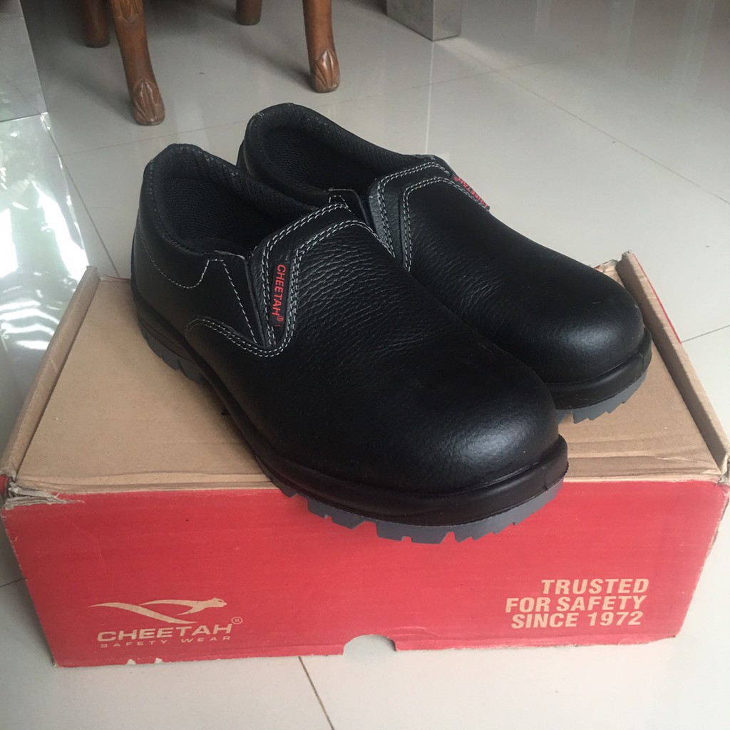 Cheetah Safety Shoes / Boots Black 7001 H (Sepatu Safety Bekas)