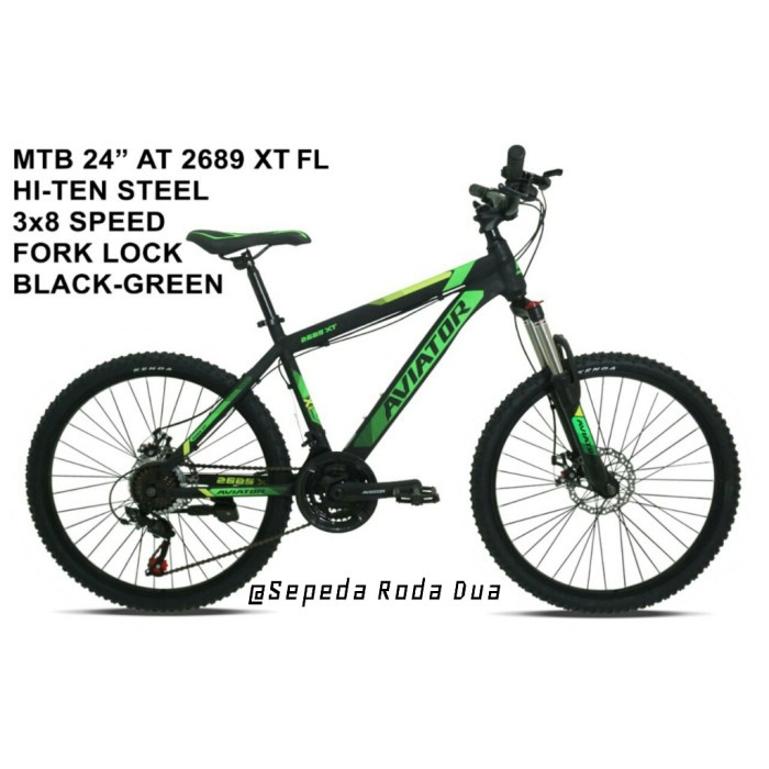 Sepeda MTB 24" Aviator AT 2689 XT FL