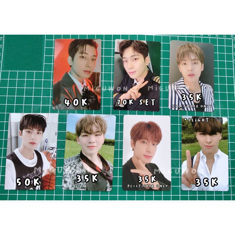 Seventeen Photocard | attacca an Ode beret sg21 Abas | mingyu wonwoo vernon woozi
