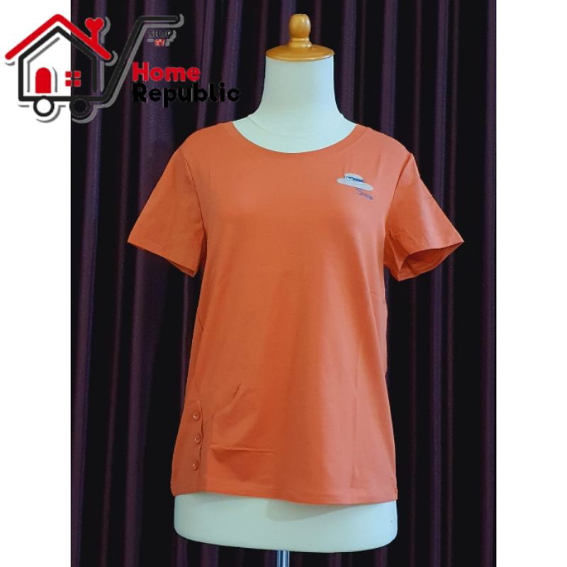Kaos Wanita Jumbo Lengan Pendek Oversize Besar Baju Oblong Bahan Adem