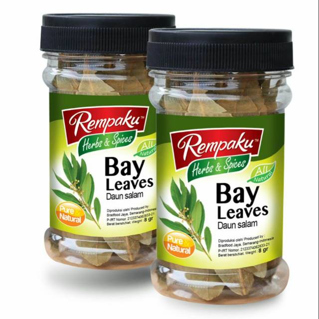 

Bay Leaves / Daun Salam / Rempaku / 8gram