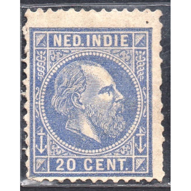 

NED INDIE N-003-012 1870-1888 WILLEM III 20 ct - MINT HINGED