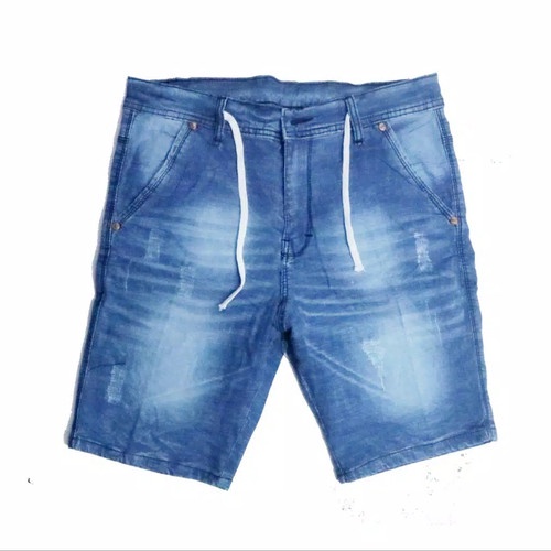 [Bisa COD]Celana Jeans Pendek Sobek Pria Wisker Jeans Pendek Ripped Robek Pria Premium Distro