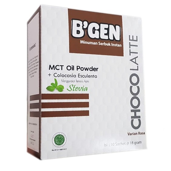 **Beli 2 Gratis 1** B'GEN STEVIA Minuman Diet Bernutrisi Collagen Rs COKLAT dgn Pemanis Alami
