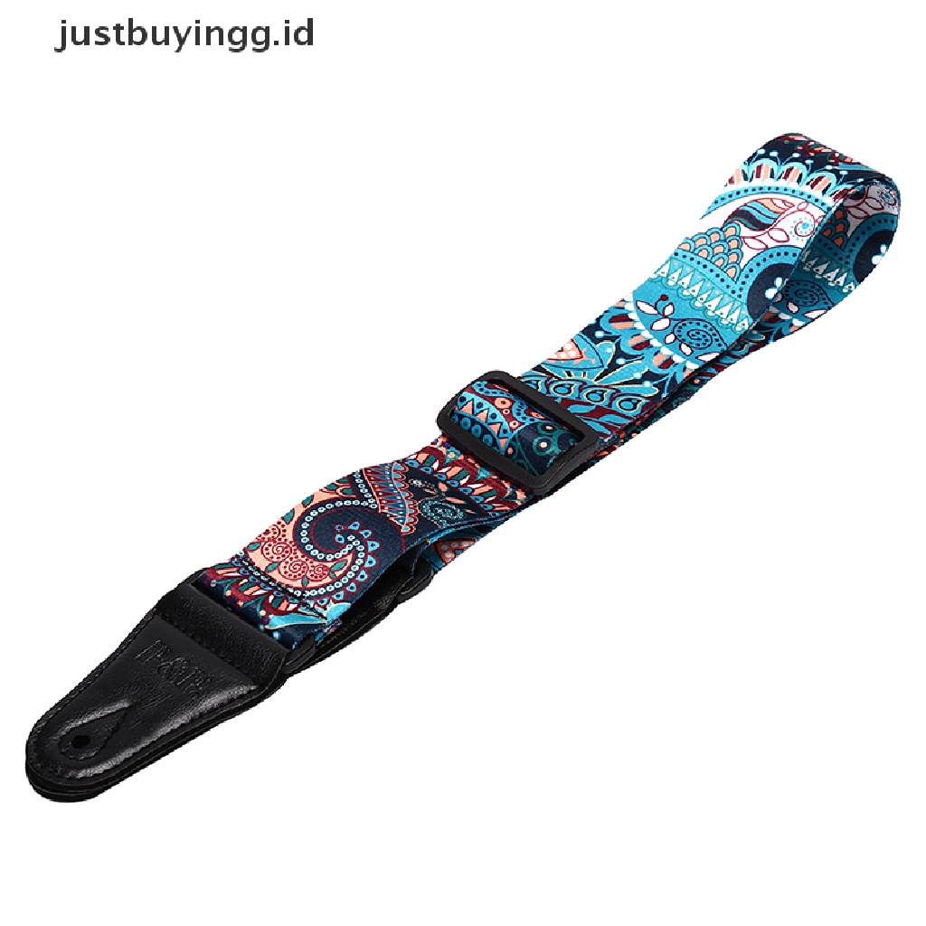 (Justbuyingg.Id) Strap Gitar Akustik Elektrik / Bass Motif Bunga Matahari