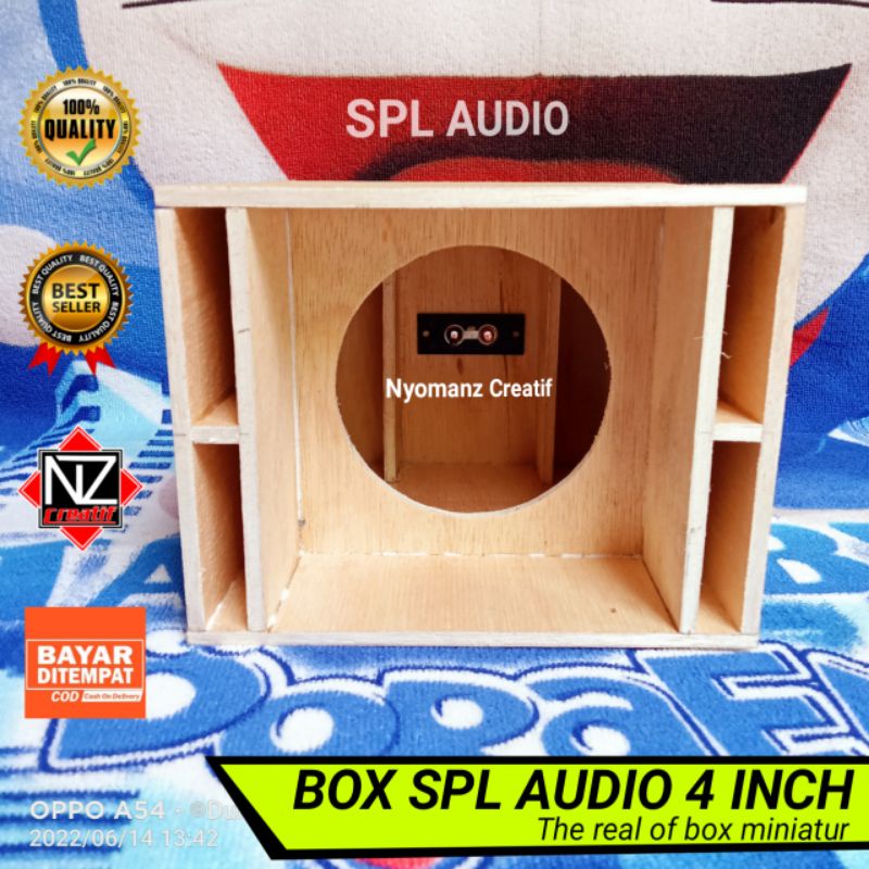 box speaker 4 inch model SPL Audio single