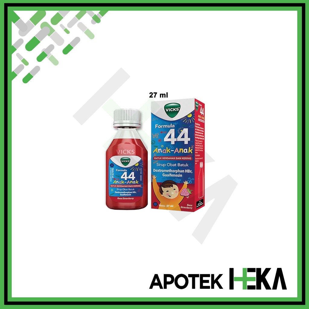 Vicks Formula 44 Anak-Anak Rasa Strawberry - Sirup Obat Batuk Anak (SEMARANG)