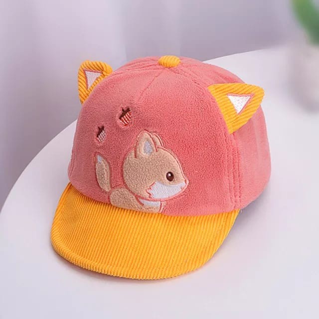 Topi Fashion Bayi Model Baseball Gambar Rubah FOX PEANUT Baby Hat Cool Style