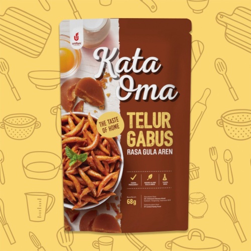 Kata Oma  Telur Gabus/ Telur Gabus Rasa Gula Aren /63g