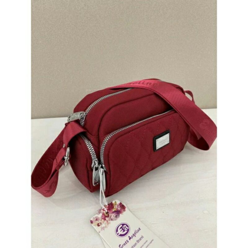 TAS WANITA SELEMPANG  EA 1887-32 kanvas free dust bag