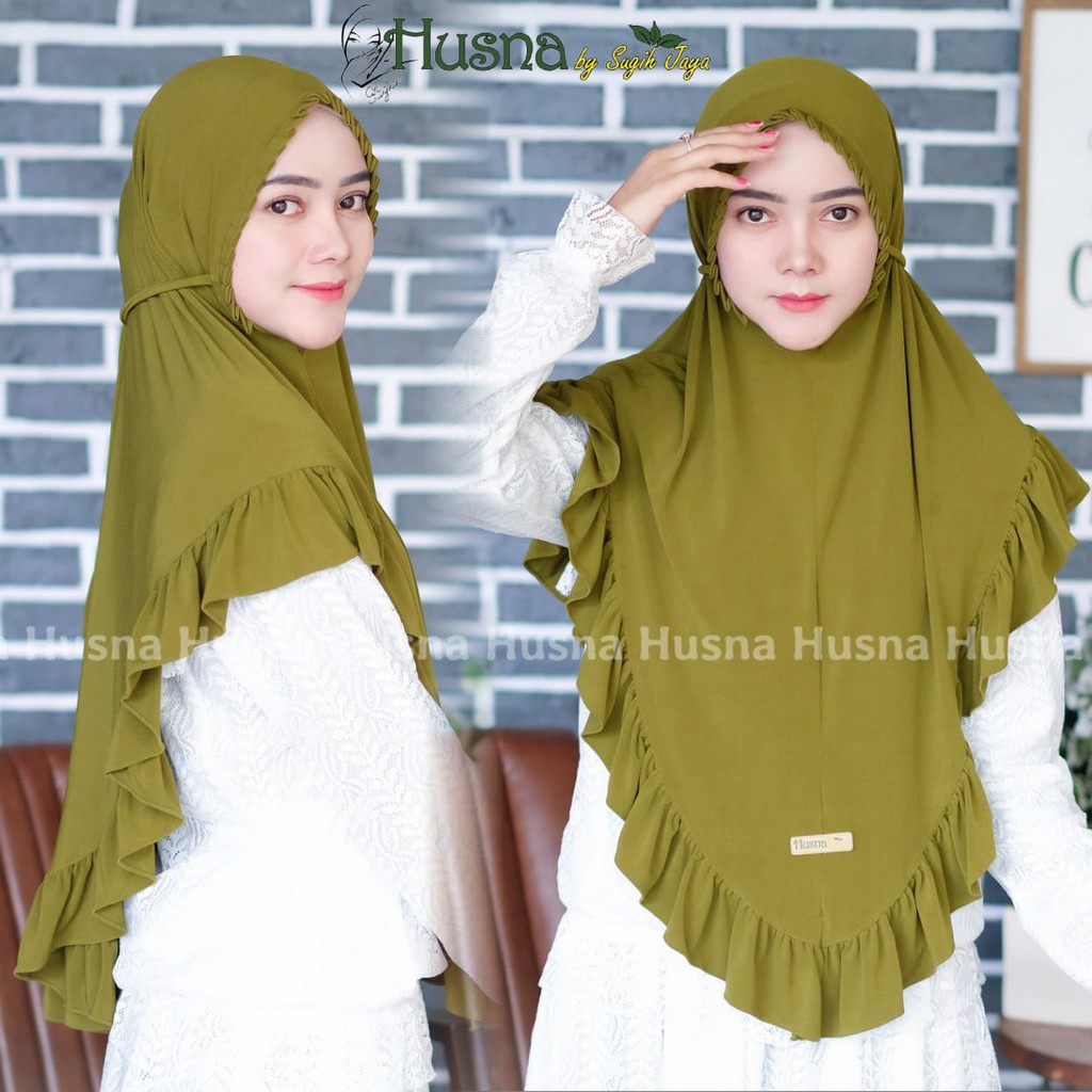 Original Husna Elmira Bergo KCB Jersey Premium Zara - Hijab Bergo Jersey Maryam ELMIRA ORIGINAL HUSN