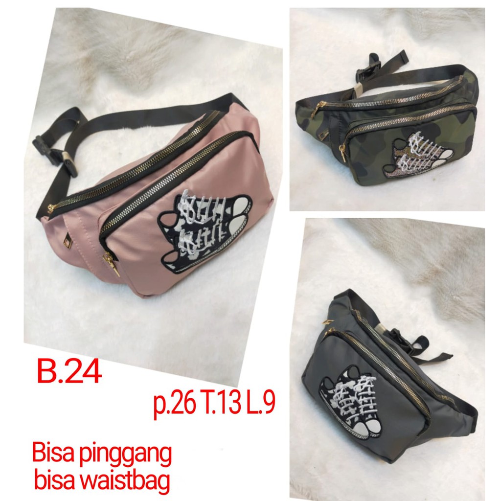 TAS WAIST BAG ARMY PATTERN TAS SELEMPANG ARMY MOTIF LORENG LORENG warrior Jeansmith pattern bag