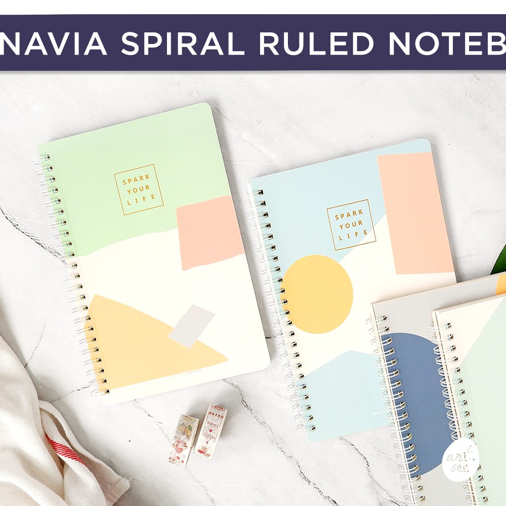 

Scandinavia Spiral Ruled Notebook A5